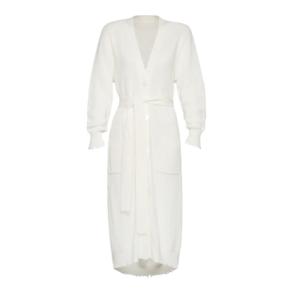 Ser.Oy.A. Amanda Sweater Dress In White Nwt